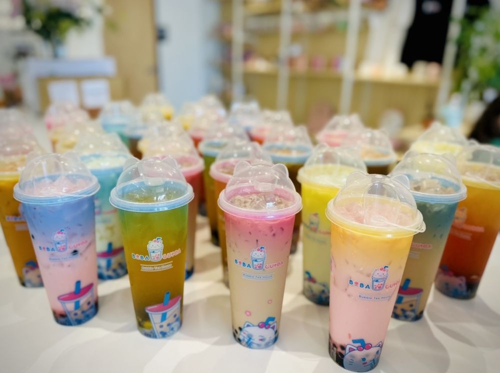 Boba Cuce boba tea drinks.